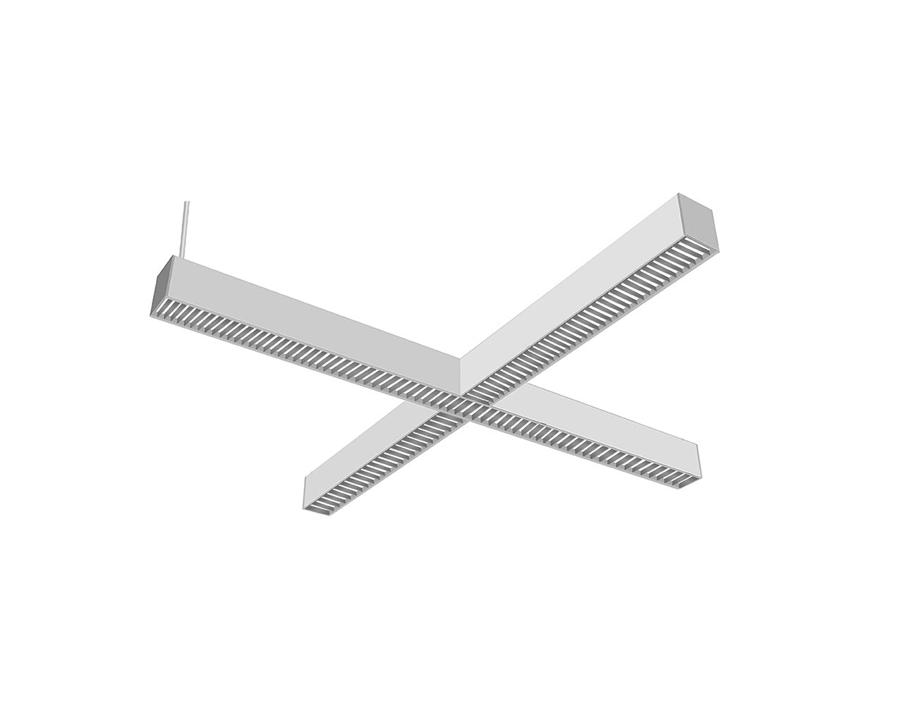 LED Linear Light - L8070 - Louver Lens - X Shape