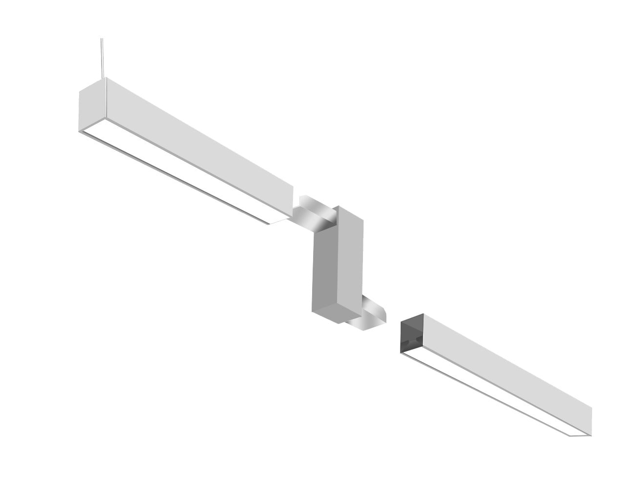 LED Linear Light - L8070 Accessories - Z Shape Metal Splice Connector