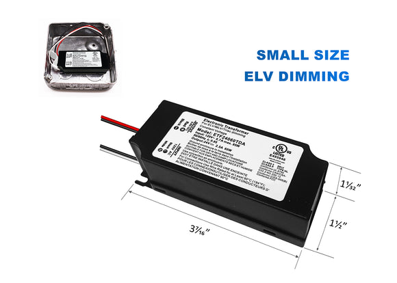 LED Dimmable Transformer - ELV Dimming - GLE-24060-TDA
