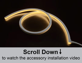 The 1010 top bend neon LED lights that are 2700K.
