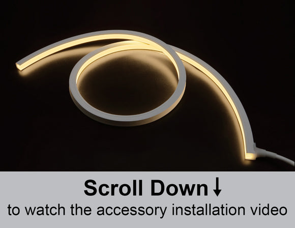 The 1010 top bend neon LED lights that are 3000K.