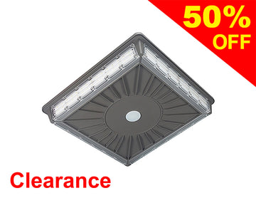 Bottom view of LED Parking Garage Canopy Light 70W.