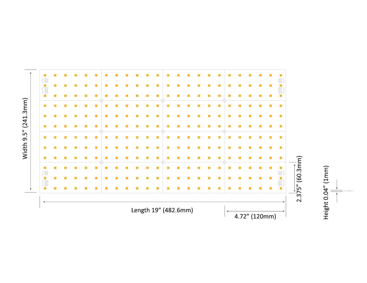 LED Pixels Light Sheet - Color Changing RGBW 4 in 1 - Dry Location IP2 ...