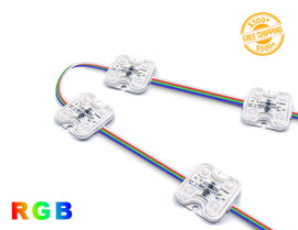 LED 4LED Module - RGB - Clear (100pcs/bag)