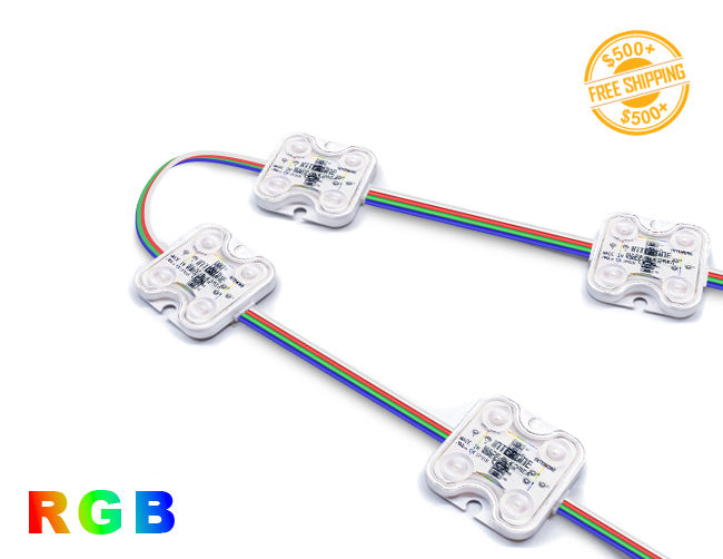 LED 4LED Module - RGB - Clear (100pcs/bag)