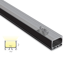 Dimensions of the ES 3021 aluminum channel.