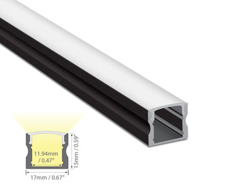 Dimensions of the YD 1202 aluminum channel.