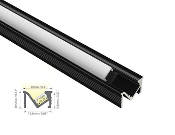 Dimensions of the GLQ 1811 aluminum channel.
