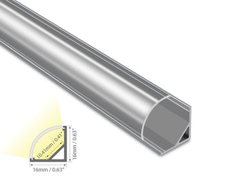 Dimensions of the YD 1002 aluminum channel.