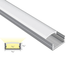 Dimensions of the YD 2002 aluminum channel.