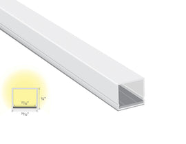 Dimensions of the A 2319 aluminum channel.