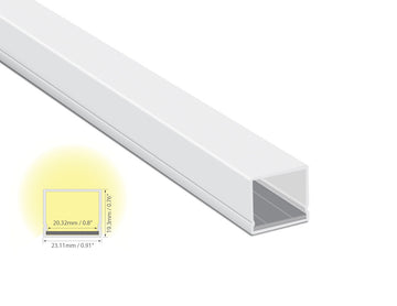 Dimensions of the A 2319 aluminum channel.