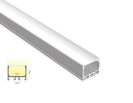 Dimensions of the ES 3021 aluminum channel.