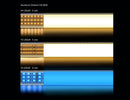 Examples of light diffusion in channels with three strips of different LED strip light types.