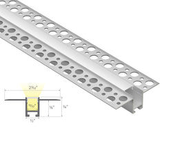 Dimensions of the GLQ 5319 aluminum channel.