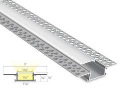 Dimensions of the YD 7615 aluminum channel.