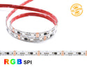 LED Strip Light - Color Chasing - RGB SPI - High Bright - Wet/Damp Location IP65 - 12V - 1