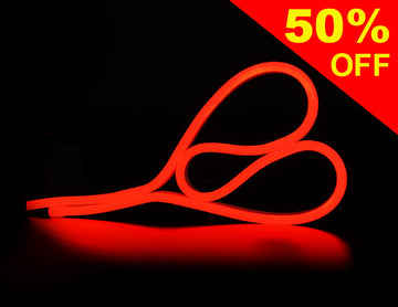 The WINT side bend neon LED lights that have a white chip in a red jacket.