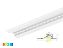 The 9526 wall washer low voltage LED Recessed linear lights that are 24VDC and RGB.