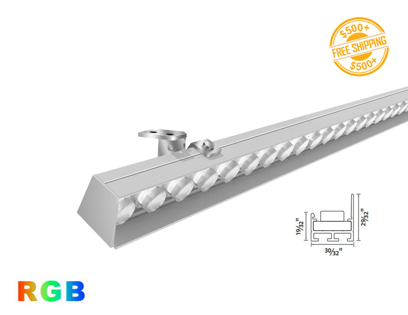 LED Wall Washer Linear Light - RGB Wall Grazer 2321