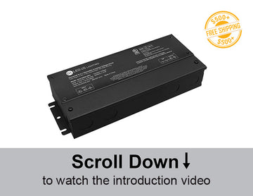 High-quality LED driver with advanced 5-in-1 dimming technology for stable lighting output.