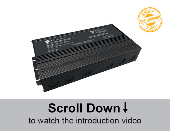 LED driver supporting 0-100% brightness control with no visible flicker.