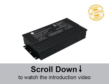 High-performance LED driver designed for long lifespan and consistent light 