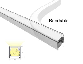 GLY 2425 Bendable LED Aluminum Channel – Premium 6063-T5 aluminum finish