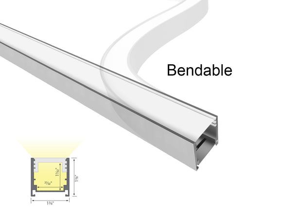 GLY 2425 Bendable LED Aluminum Channel – Premium 6063-T5 aluminum finish