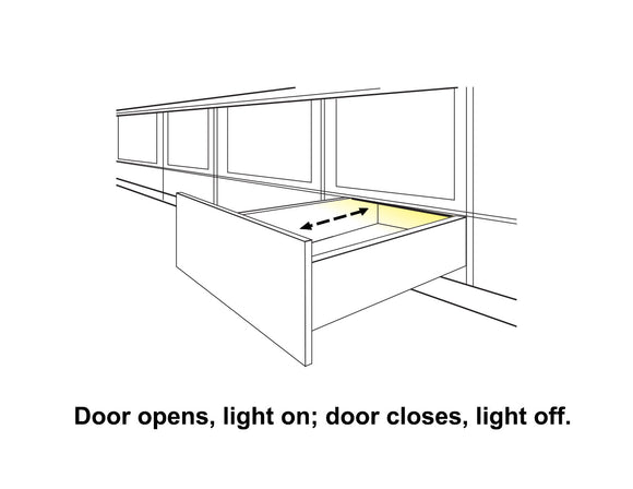 20925 Series linear LED light with slim 13/32-inch aluminum profile.