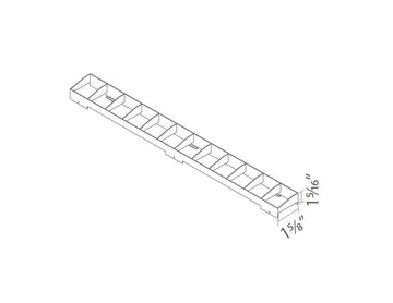 LED Wall Washer W38A Series Accessories - Grille Cover - 0