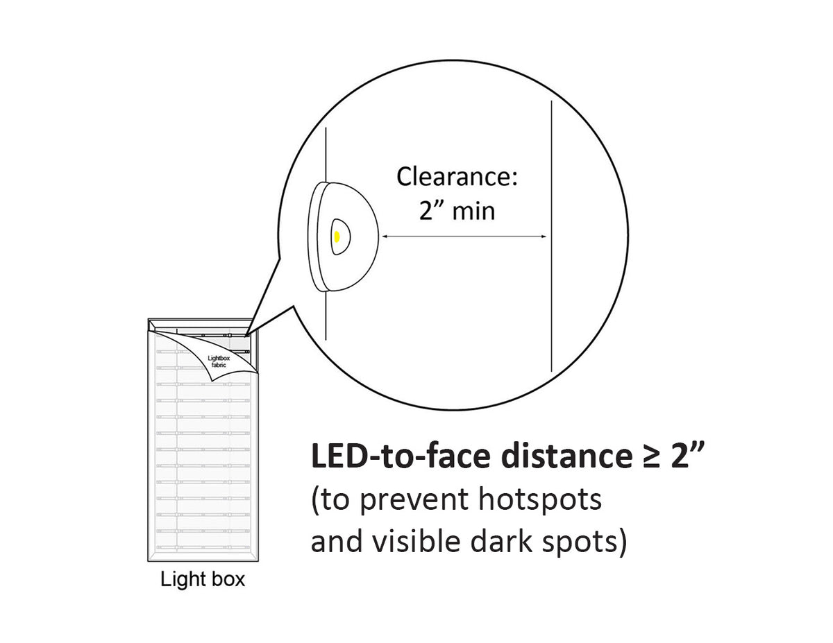 LED Ladder Light - 10 points - 6500K (36.5