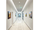 This PRO-S 4000K LED strip suits corridor ceiling edge installation, featuring dimming and customizable length.