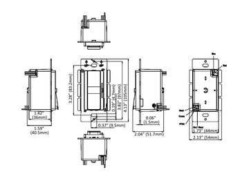 LiteRex - Integrated Constant Voltage Driver Built-in Dimmer 12V 120W - 0