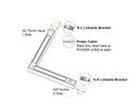 LED Linear Light - L8070 - Acoustic Housing - Grille Lens - L Shape - 11