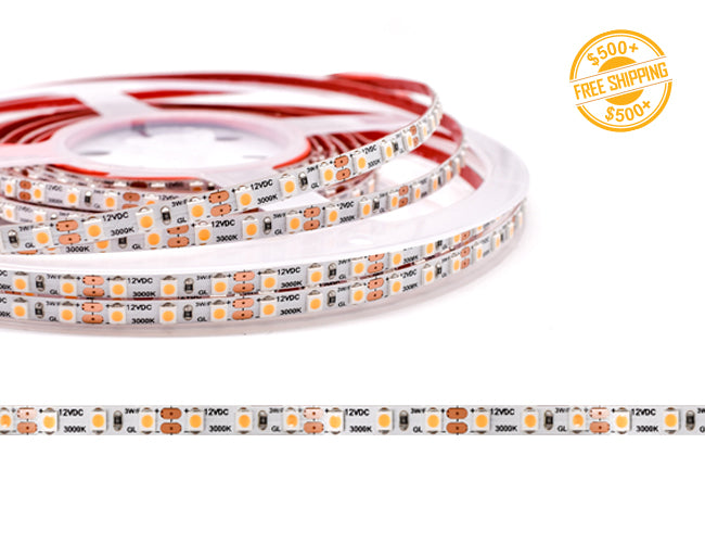 NARROW Series 24VDC low voltage LED strip lights and a label for free shipping on orders over $500.