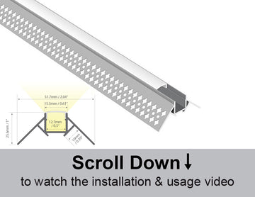Dimensions of the BY 5324 aluminum channel.