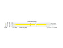 Outdoor LED Strip Light - SAUNA Series Waterproof Tape Light - 24 V - IP67 - 2700K-6000K-5