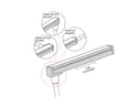 LED 1010N Neon Light - Side Bend - Single Color - Wet Location - 4000K - 24V - 4