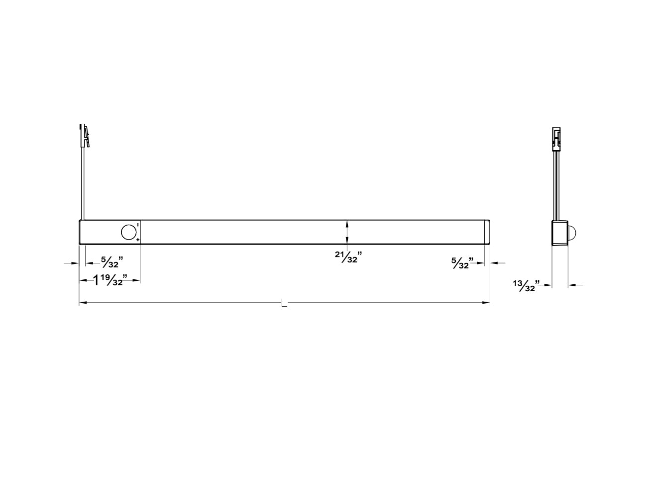 Undercabinet Light - PIR Motion Sensor - Integrated