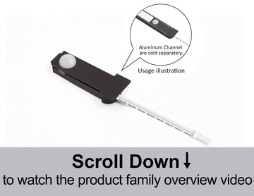 PIR Motion Sensor Integrated Controller for automatic LED cabinet lighting control