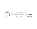 Dimensions for the wet rated IP 65 PRO Series 24VDC low voltage dimmable LED strip lights.