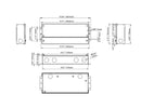 Dimensions of LED Dimmable Driver - 5 in 1 dimming - G-150W-24V.