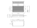 5 in 1 dimmable transformer dimension drawing