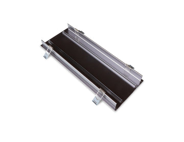 Power supply storage solution recessed into wall for neat and seamless appearance