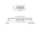 Recessed puck light dimension