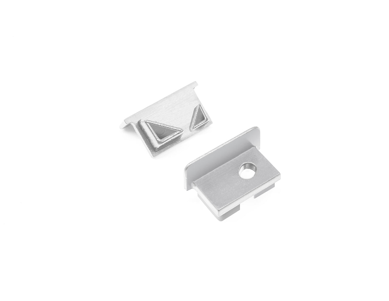 Aluminum Channel ANGLE RECESS Accessories - GLQ 1811 End Caps (pair)