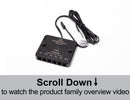 RF Wireless Receiver Distributor with 6 output ports for independent wireless LED cabinet lighting control system