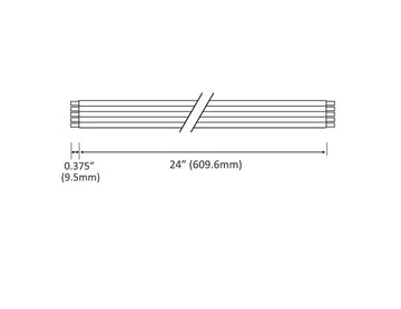 LED Pixels Light Sheet RGBW Accessories - Power Lead Wire - 0