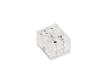 This no-solder connector is designed for quick and secure RGB strip-to-strip connections. Featuring a screw-tightening mechanism, it eliminates the need for soldering, ensuring fast and reliable installation. Ideal for extending LED strip runs, it provides stable signal transmission and is perfect for both DIY and professional lighting projects.
